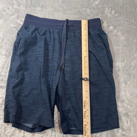 Lululemon ABC Shorts Mens Size Large Navy Blue Textured Athletic - Picture 5 of 6